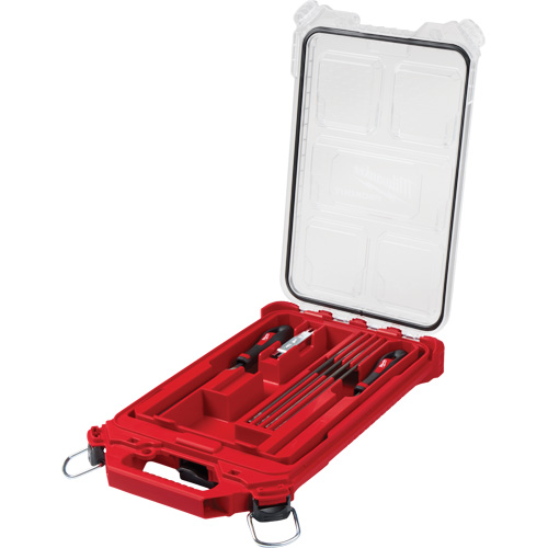 Ensemble pour affûtage de chaîne de scie de 9 morceaux, avec organisateur PACKOUT compact et &agrave; profil bas, 6 pi&egrave;ces OSI Industrial Sales