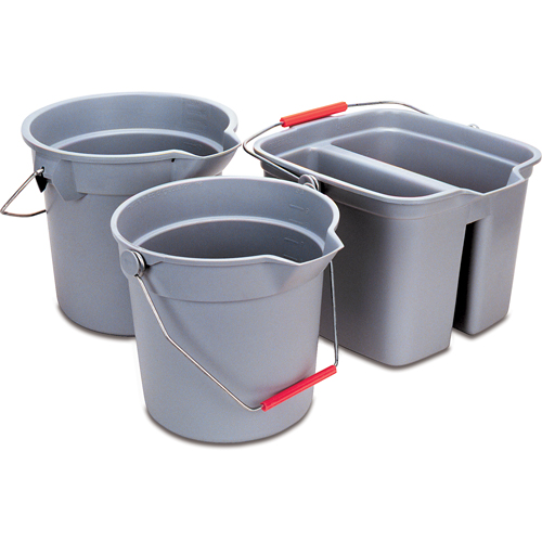 Brute&reg; Bucket, 3.5 US Gal. (14 qt.) Capacity, Grey OSI Industrial Sales
