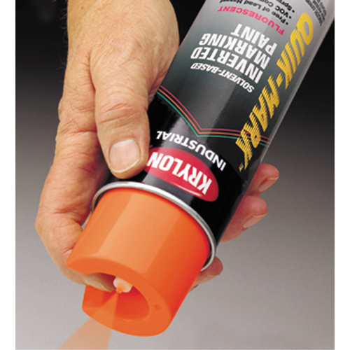 Peinture de marquage industrielle invers&eacute;e &agrave; base de solvant Quik-Mark, 17 oz, Canette a&eacute;rosol OSI Industrial Sales