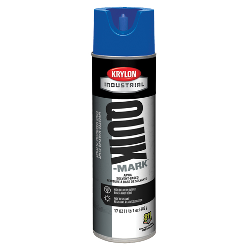 Peinture de marquage industrielle invers&eacute;e &agrave; base de solvant Quik-Mark, 17 oz, Canette a&eacute;rosol OSI Industrial Sales