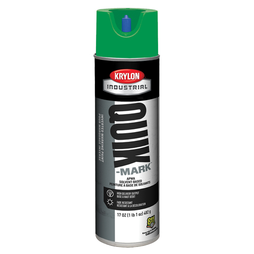 Industrial Quik-Mark Solvent-Based Inverted Marking Paint, 17 oz., Aerosol Can OSI Industrial Sales