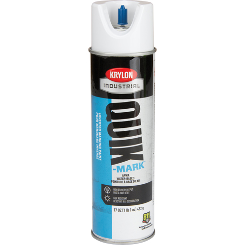 Industrial Quik-Mark Water-Based Inverted Marking Paint, 17 oz., Aerosol Can OSI Industrial Sales