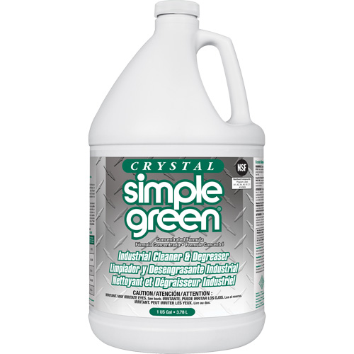 Crystal Simple Green&reg; Industrial Cleaner & Degreaser, 1 gal., Jug OSI Industrial Sales