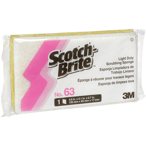 &eacute;ponge &agrave; r&eacute;curer pour les petits travaux Scotch-Brite, Cellulose/&agrave; r&eacute;curer, 3-1/2" la x 6" l OSI Industrial Sales