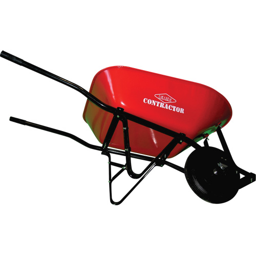 Contractor Wheelbarrow, 6 cu. ft., Steel Tray OSI Industrial Sales