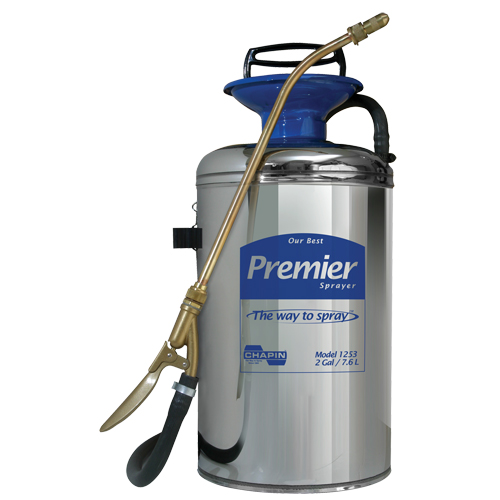 Premier Series Pro Sprayer, 2 gal. (7.6 L), Stainless Steel, 12" Wand OSI Industrial Sales