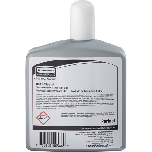 Produit d'entretien pour drain et nettoyeur de cuvette de rechange AutoClean de Purinel, 9,8 oz, Bouteille OSI Industrial Sales
