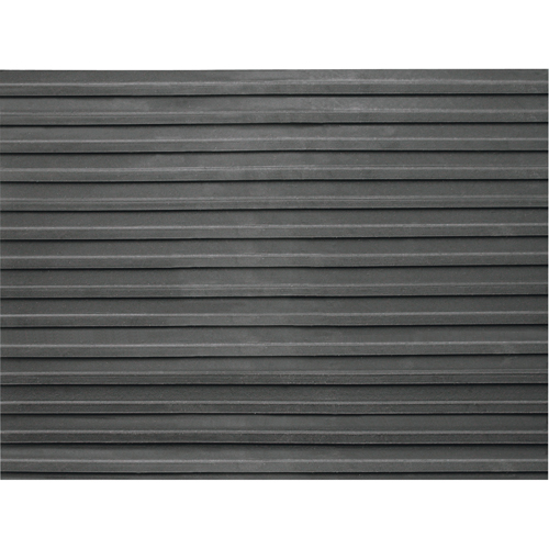 Entrance Mats, Runner, 3' x lin.ft x 1/8", Black OSI Industrial Sales