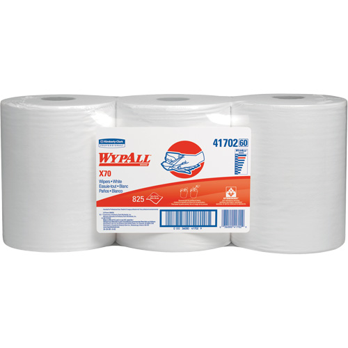Chiffons industriels de qualit&eacute; sup&eacute;rieure X70 WypAll, Robuste, 13-2/5' lo x 9-4/5" la OSI Industrial Sales