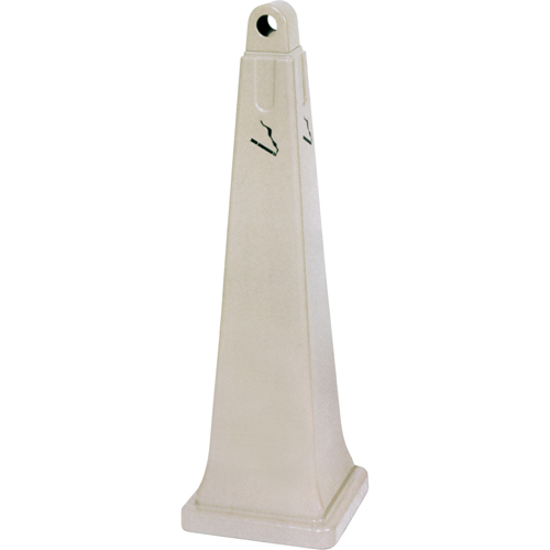 Groundskeeper Cigarette Waste Collectors, Free-Standing, Plastic, 1 US gal. Capacity, 39-3/4" Height OSI Industrial Sales