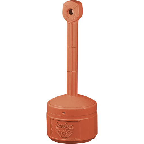 Smokers Cease-Fire&reg; Cigarette Butt Receptacle, Free-Standing, Plastic, 1 US gal. Capacity, 30" Height OSI Industrial Sales