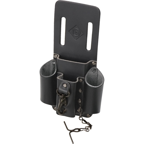 Poche pour ceinture porte-outils, Porte-outil multiple, Cuir, 4 Poches OSI Industrial Sales