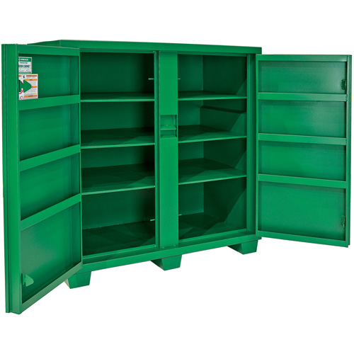 Coffret d'armoire, Acier, Vert OSI Industrial Sales