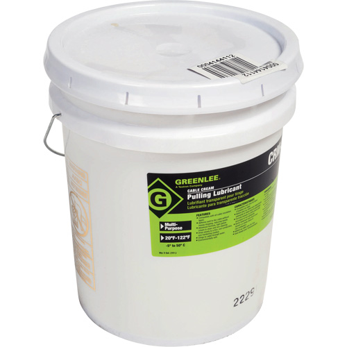 Lubrifiant en cr&egrave;me pour tirage de c&acirc;ble, Seau OSI Industrial Sales