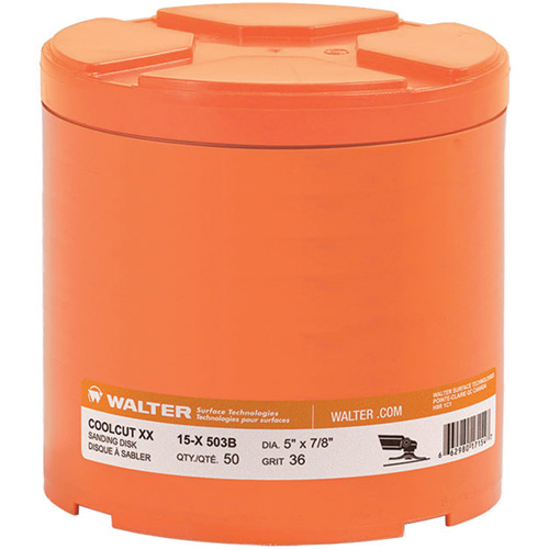 Coolcut XX Sanding Disc, Aluminum Oxide/Ceramic, 36, 4-1/2" Dia x 7/8" Arbor OSI Industrial Sales