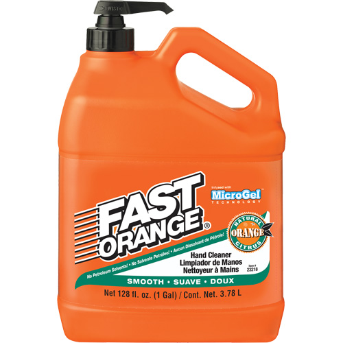 Nettoyant &agrave; mains, Lotion, 3,78 L, Bouteille &agrave; pompe, Orange OSI Industrial Sales