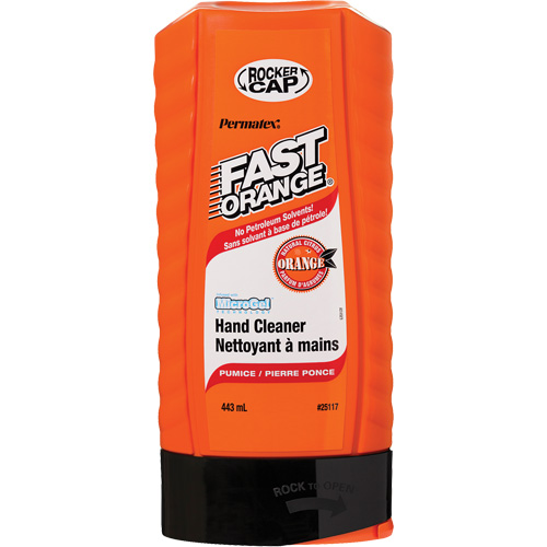 Hand Cleaner, Pumice, 443 ml, Bottle, Orange OSI Industrial Sales