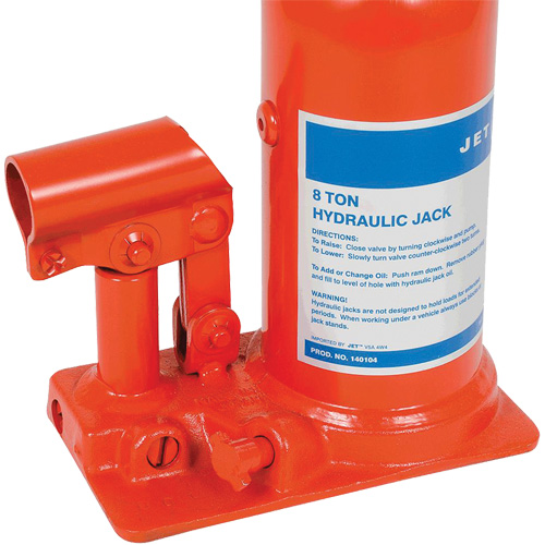 JHJ-8 Super Heavy-Duty Bottle Jack, 8 Ton(s), 15-3/8" Raised Height OSI Industrial Sales