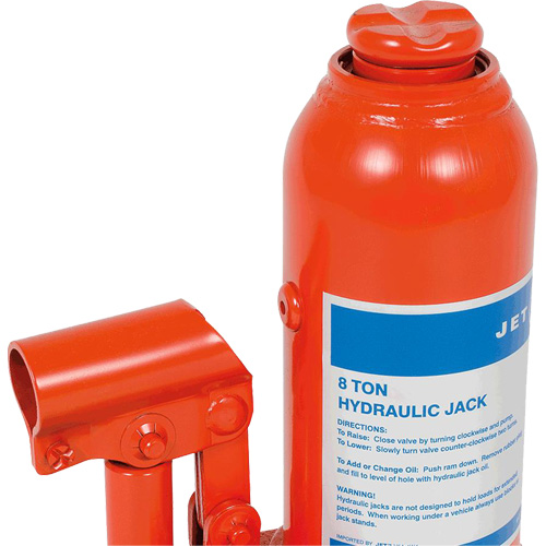 JHJ-8 Super Heavy-Duty Bottle Jack, 8 Ton(s), 15-3/8" Raised Height OSI Industrial Sales