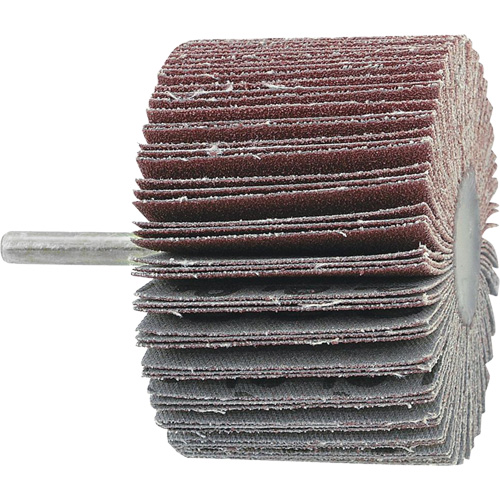 Shaft Mounted Flapwheel, A120 Grit, 1-1/2" x 1" x 1/4" OSI Industrial Sales