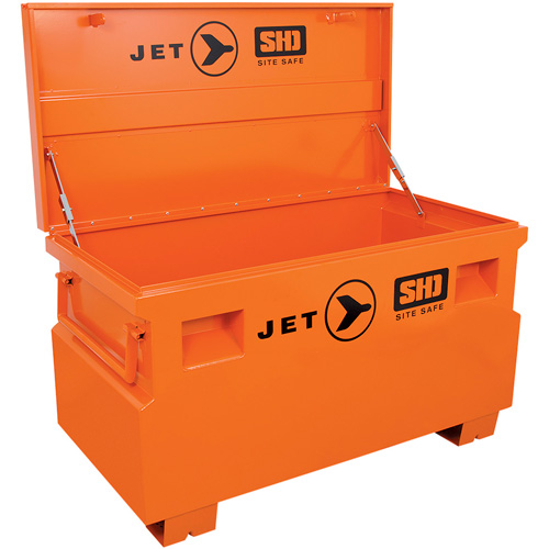 JSB-4824 Heavy-Duty Jobsite Tool Storage Box, 48-1/8" x 24-1/8" x 28-3/8", Steel, Orange OSI Industrial Sales