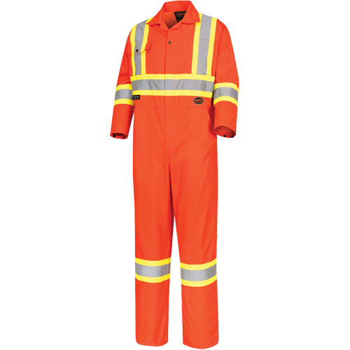 5514 Combinaison de s&eacute;curit&eacute; haute visibilit&eacute;, 36, Orange haute visibilit&eacute; OSI Industrial Sales