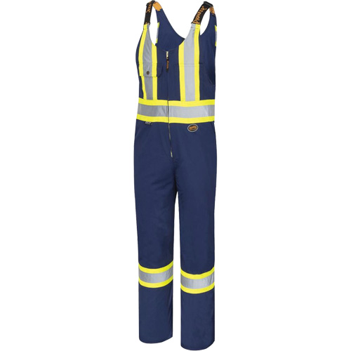 6615T Safety Coveralls, Poly-Cotton, 48 (Tall), Navy Blue OSI Industrial Sales