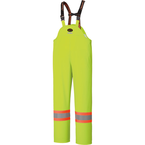 5895 High Visibility Flame Resistant Waterproof Bib Pants, 2X-Large, High Visibility Lime-Yellow OSI Industrial Sales
