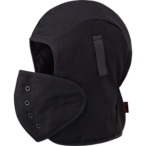 566A Doublure matelass&eacute;e FR pour casque, Noir, Coton OSI Industrial Sales
