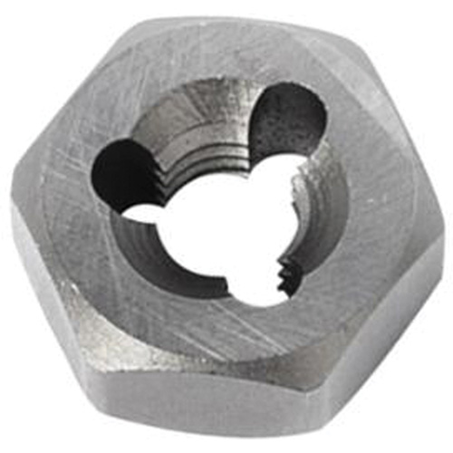 Hexagon Rethreading Bolt Die, 19/32" Dia., 1/4"-28 Thread, Chromium Steel OSI Industrial Sales