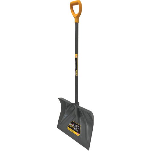 Pelle &agrave; neige Pro, Lame Polypropyl&egrave;ne, Largueur 13-1/2", Manche Prise en D OSI Industrial Sales