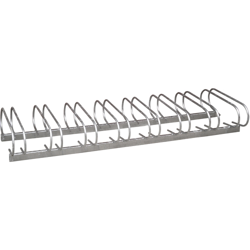 Style Bicycle Rack, Galvanized Steel, 8 Bike Capacity OSI Industrial Sales