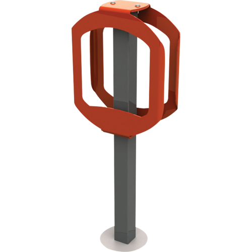 Supports pour bicyclettes Bike Stop, Acier, 2 bicyclettes OSI Industrial Sales
