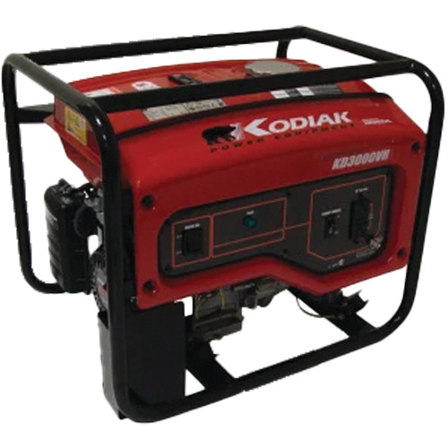 Kodiak KD3000VR Portable Generator, 2400 W Rated, 120 V, 16 L Tank OSI Industrial Sales