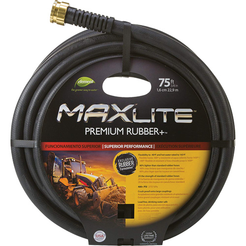 Commercial Duty Hoses, Rubber, 5/8" dia. x 75' OSI Industrial Sales