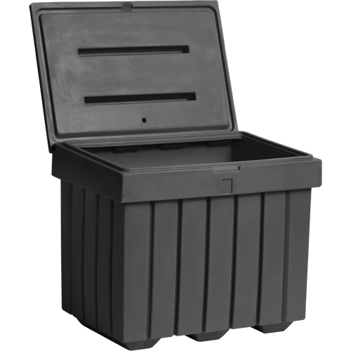 Economy Salt Sand Storage Container, 32" x 23" x 27-1/2", 10 cu. Ft., Grey OSI Industrial Sales