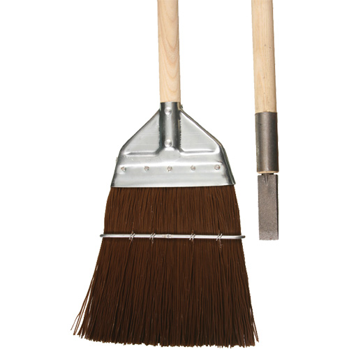 Balai de cantonnier avec ciseau, Manche en Bois, Soies en Polypropyl&egrave;ne, 56" lo OSI Industrial Sales