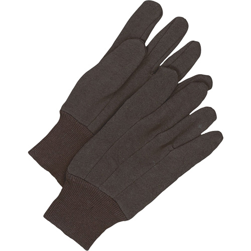 Classic Jersey Gloves, One Size, Brown, Unlined, Knit Wrist OSI Industrial Sales