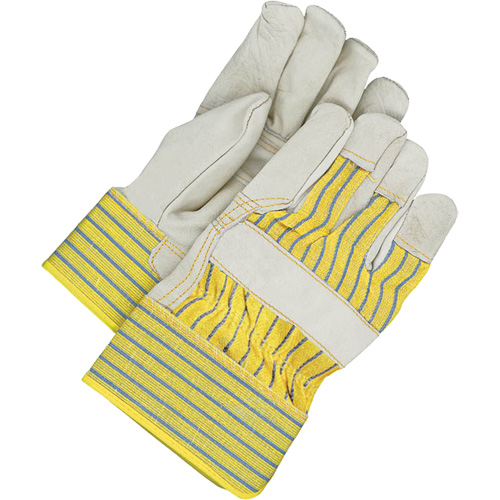 Gants d'ajusteur avec paume renforc&eacute;e, Taille unique, Paume en Cuir fleur de vache, Doublure en Molleton OSI Industrial Sales