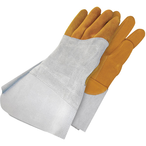 Gander Brand Reverse Grain TIG Welder Gloves, Grain Deerskin, Size 10 OSI Industrial Sales