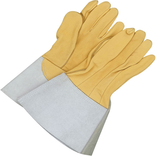 Gander Brand Reverse Grain TIG Welder Gloves, Grain Deerskin, Size 10 OSI Industrial Sales