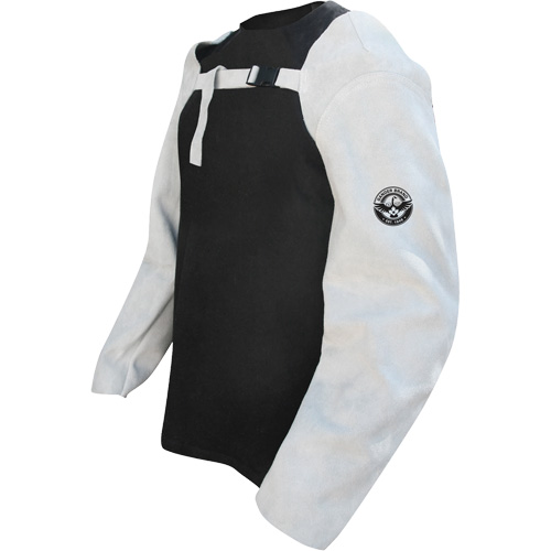 Manchons de soudage en cuir, 24" lo, Gris perle OSI Industrial Sales