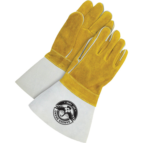 Welder Gloves with 5" Cuff, Split Cowhide, Size One Size OSI Industrial Sales