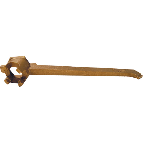 Drum Plug Wrench, 12" Handle, Bronze OSI Industrial Sales