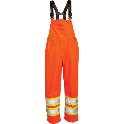 Salopette 300 deniers Journeyman, Polyester, Grand, Orange haute visibilit&eacute; OSI Industrial Sales