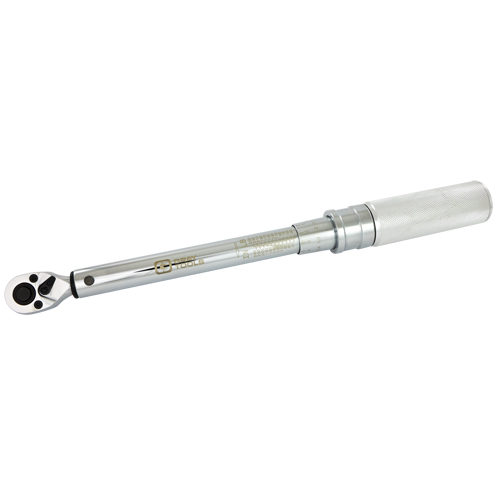 Cl&eacute; dynamom&eacute;trique &agrave; microm&egrave;tre robuste, &agrave; cliquer, Entraînement 1/4" carr&eacute;, 30 - 250 lb-po OSI Industrial Sales