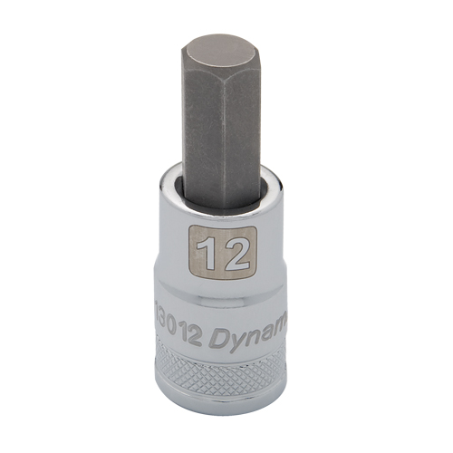 Metric Standard Bit Socket, 12 mm x 2.44" L, 1/2" Drive OSI Industrial Sales