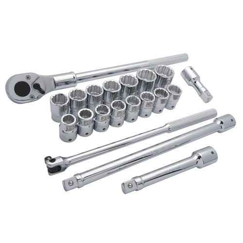 Jeu de douilles m&eacute;triques, 20 Mcx, Prise de 3/4" OSI Industrial Sales