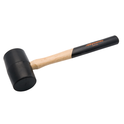 Rubber Mallet, 1 lbs., Wood Handle, 11-3/4" L OSI Industrial Sales