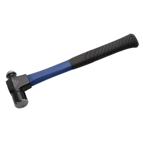Ball Pein Hammer, 24 oz. Head Weight, Polished Face, Fibreglass Handle OSI Industrial Sales
